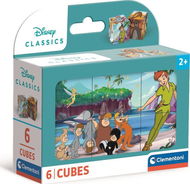 CLEMENTONI Obrázkové kostky Disney pohádky, 6 kostek - Kostky pro děti