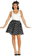 GUIRCA Ladies pin up set - skirt and scarf, black - Costume