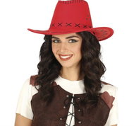 GUIRCA Cowboy hat red - Costume Accessory