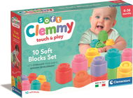 Clementoni Soft Clemmy Sada 10 měkkých kostek - Kostky pro děti