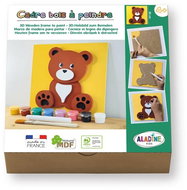 Aladine Wooden picture to complete - Teddy bear - Creative Kit