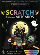 FANDY Obrázek škrabací Mark 9 ks 10, Halloween - Creative Kit