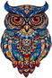 Puzzle Kruzzel 24551 Dřevěné puzzle sova, 177 dílů, 38 × 21,5 cm - Puzzle
