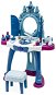 Detský kozmetický stolík BABY MIX Detský toaletný stolík ľadový svet so svetlom, hudbou a stoličkou - Dětský kosmetický stolek