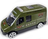 Mikro trading Vojenská dodávka zelená 7 cm kov 1:64 volný chod  - Auto