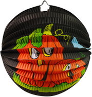 RAPPA Halloween Black Pumpkin Lantern 25 cm - Chinese Lantern