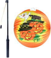 RAPPA Halloween cheerful pumpkin 25cm with light-up wand 40cm - Chinese Lantern