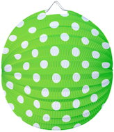 LUMA 25cm round lantern, green, 2pcs - Chinese Lantern