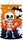 Halloween skeleton cylinder lantern 15cm