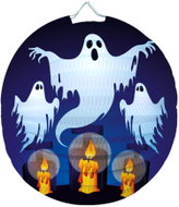 LUMA HALLOWEEN Ghost 25cm Round Lantern - Chinese Lantern