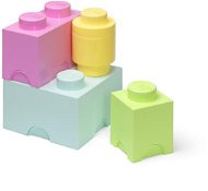 LEGO úložné boxy Multi-Pack 4 ks - pastelové - Úložný box