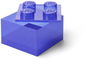 LEGO úložný box s víkem, třpytivě fialový - Úložný box