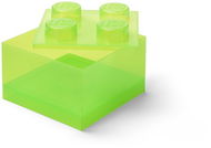 LEGO úložný box s víkem, průhledně zelený - Úložný box