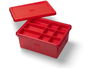 LEGO úložný box s organizérem, červený - Úložný box