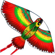 JULA Drak létající Nylon 120 × 55 cm Papoušek, červený - Kite
