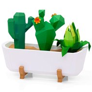 Cut'n'Glue Truhe mit Pflanzen - 3D-Papiermodell - Papiermodell