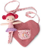 Lilliputiens Heart-shaped handbag with Aline doll - Kids' Handbag