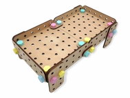 LiliDesign Stavebnice Li&Neli Postýlka pro panenky - Stavebnice