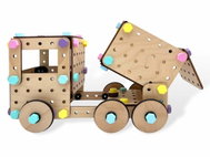 LiliDesign Stavebnice Li&Neli Nákladní auto se sklápěním - Stavebnice