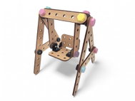 LiliDesign Stavebnice Li&Neli Mini houpačka pro panenky - Stavebnice