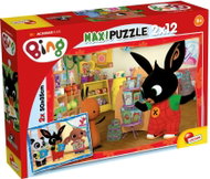 Lisciani Puzzle MAXI 2 × 12 dílků Bing: Ve školce - Jigsaw Puzzle