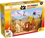 Lisciani Oboustranné puzzle MAXI 24 dílků Lví král (s omalovánkou) - Jigsaw Puzzle