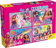 Lisciani Puzzle MAXI 4 × 48 dílků Barbie 4v1 - Jigsaw Puzzle