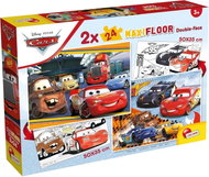 Lisciani Oboustranné puzzle MAXI 2 × 24 dílků Cars - Auta (s omalovánkami) - Jigsaw Puzzle