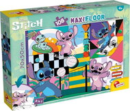 Lisciani Oboustranné puzzle MAXI 108 dílků Lilo & Stitch (s omalovánkou) - Jigsaw Puzzle