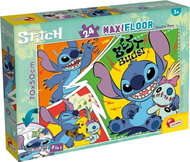 Lisciani Oboustranné puzzle MAXI 24 dílků Stitch (s omalovánkou) - Jigsaw Puzzle