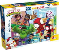 Lisciani Oboustranné puzzle MAXI 24 dílků Spidey a jeho úžasní přátelé (s omalovánkou) - Jigsaw Puzzle
