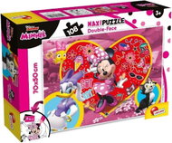 Lisciani Oboustranné puzzle MAXI 108 dílků Minnie (s omalovánkou) - Jigsaw Puzzle