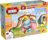 Lisciani Oboustranné puzzle MAXI 35 dílků Dumbo (s omalovánkou) - Jigsaw Puzzle