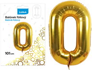 LUMA trading Foil balloon No. 0 silver, 101 cm - Helium Balloons