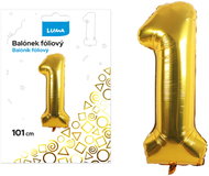 LUMA trading Foil balloon No. 1 gold, 101 cm - Helium Balloons