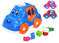 Micro-trading Car/puzzle 25,5 cm, 2in1 geometric shapes and animals - Puzzle