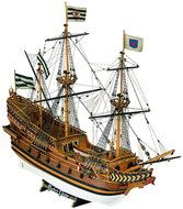 Mamoli Roter Löwe 1597 1:55 kit - Wooden Model