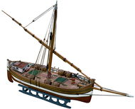 Mini Mamoli Leudo 1:72 kit - Dřevěný model