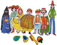 Marionetino Long, Wide and Sharp-eyed - puppets 7 pcs - Puppet