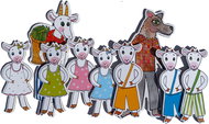 Marionetino Wolf and goat puppets 9 pcs - Puppet