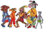 Marionetino Animals and robbers - puppets 6 pcs - Puppet