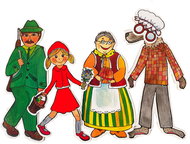 Marionetino Little Red Riding Hood - puppets 4 pcs - Puppet