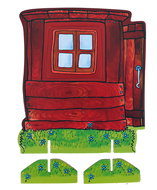 Marionettino Shed - backdrop - Figure Accessories