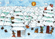 Marionettino Snow White - scene - Figure Accessories