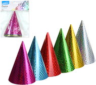 LUMA Laser Caps 15 cm 6 pcs, coloured - Party Hats