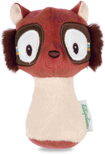 Lilliputiens Pískací chrastítko, lemur Elvis - Baby Rattle - Main image