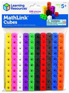 Learning Resources MathLink Cubes, 100 pcs - Kids’ Building Blocks