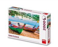 Dino Fishing Boats - Jigsaw Puzzle