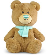 Fényes orrú plüss bézs maci 25 cm - Plüss
