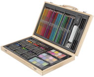 Mac Toys Kreativkoffer aus Holz 79 Teile - Künstlerbedarf